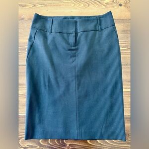 Elegant black Pinstripe Skirt